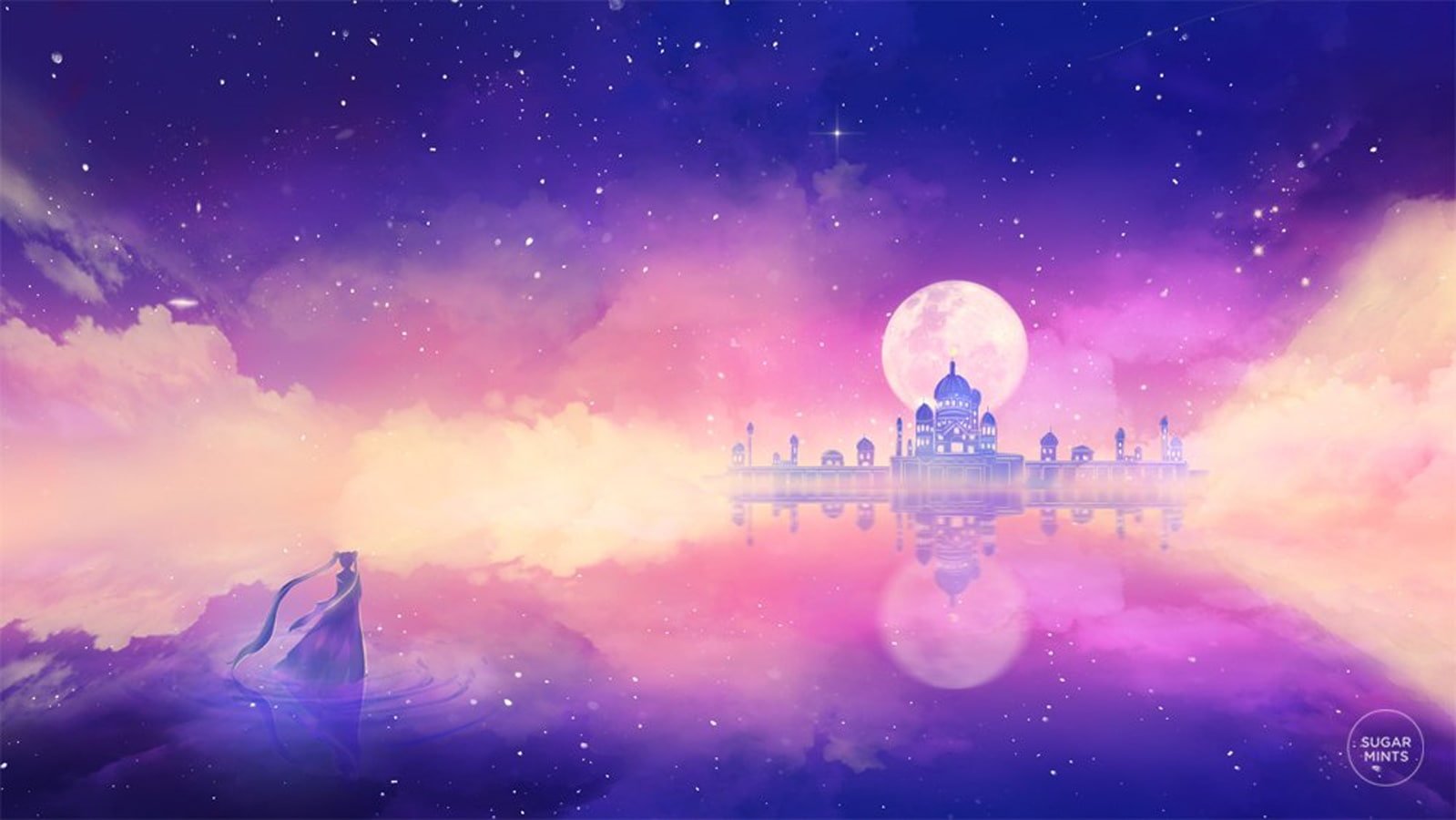 anime city moon princess sailor serenity 2k