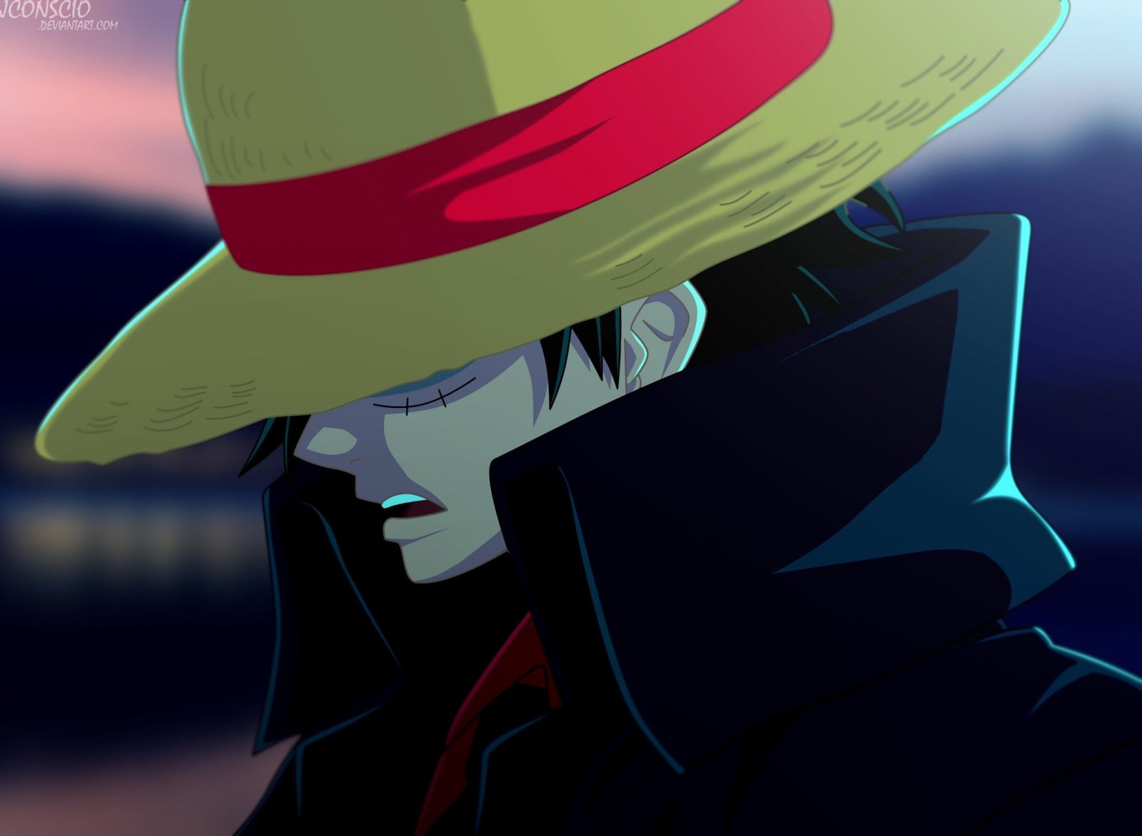 Anime One Piece Monkey D Luffy 2k