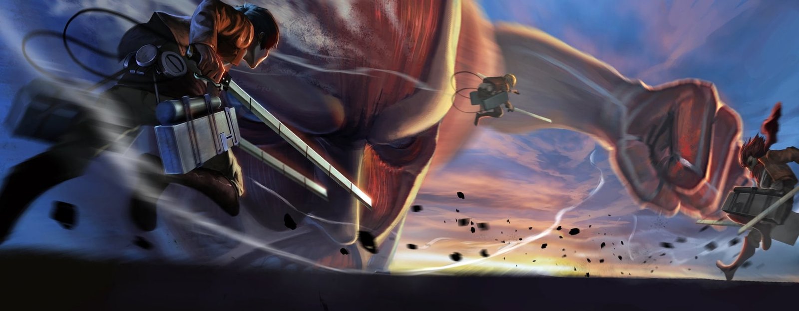 Anime Attack On Titan Armin Arlert Eren Yeager Mikasa Ackerman 2k