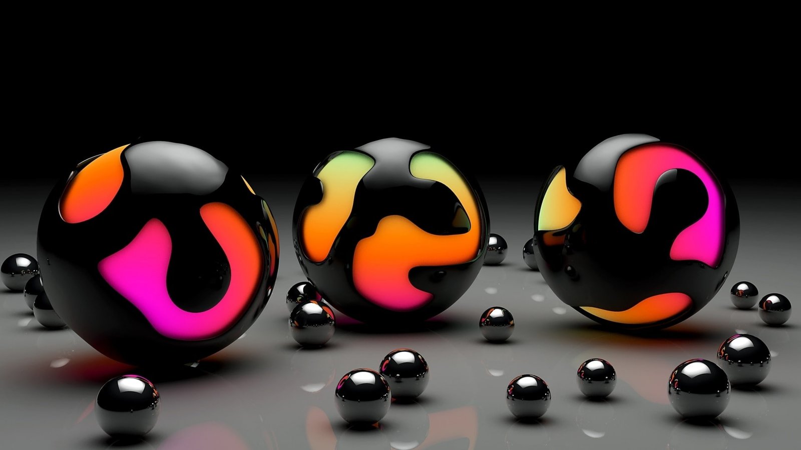 marble digital art CGI render balls abstract 2k