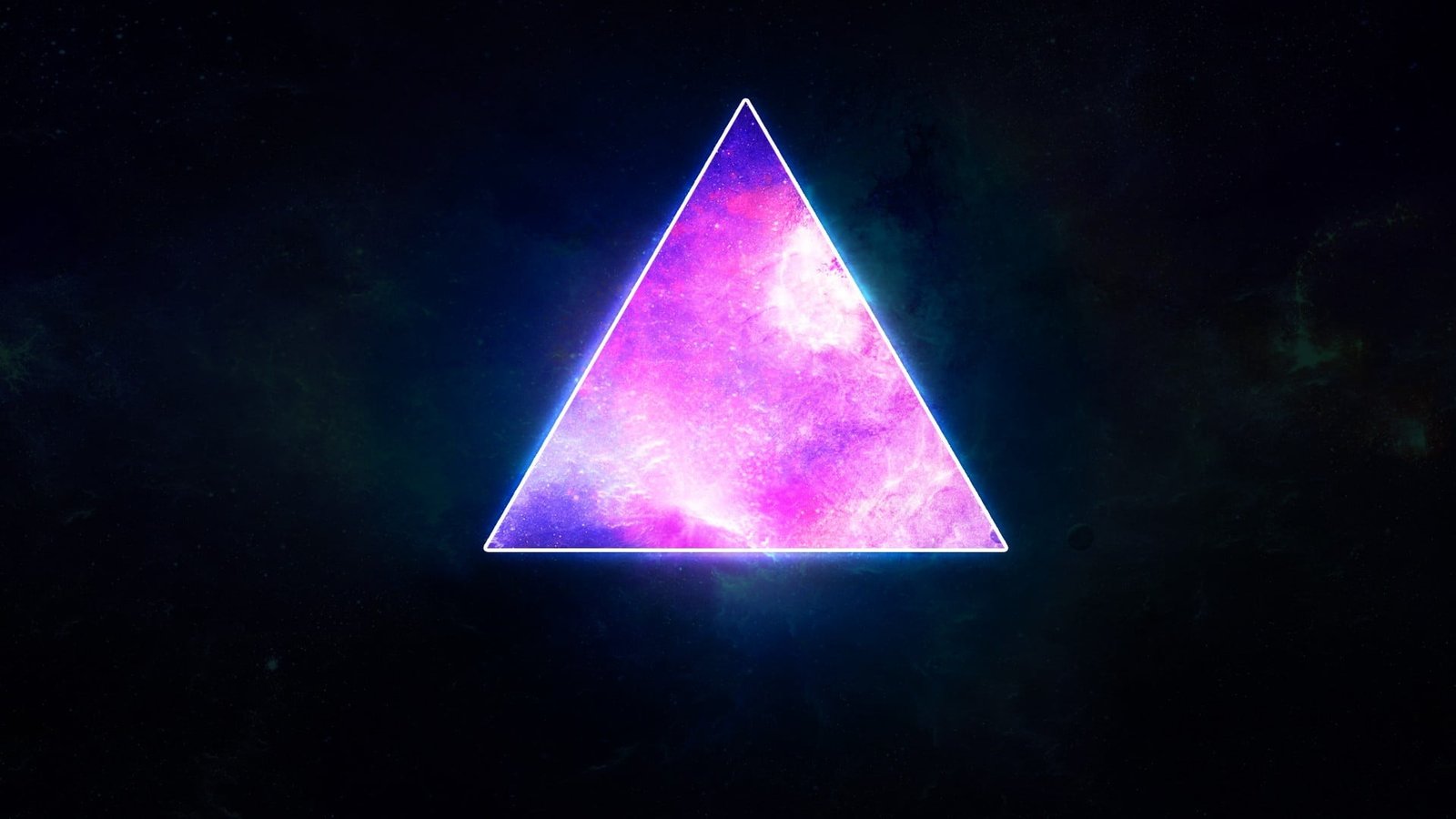 pink triangle illustration triangular artwork abstract 2k