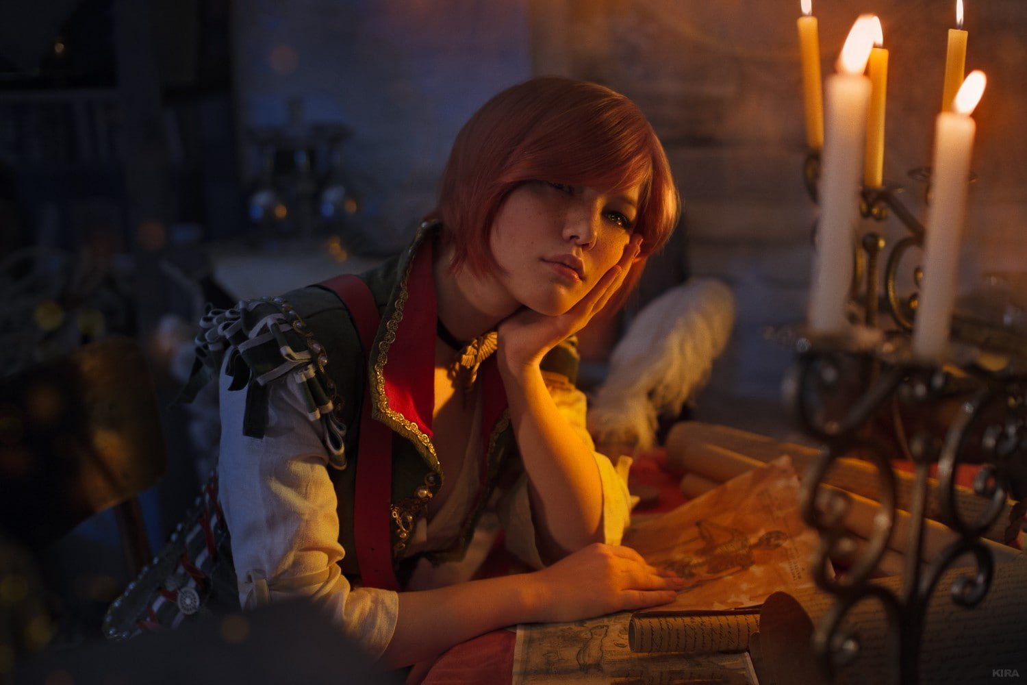The Witcher 3 Wild Hunt Shani Lyumos cosplay 2k