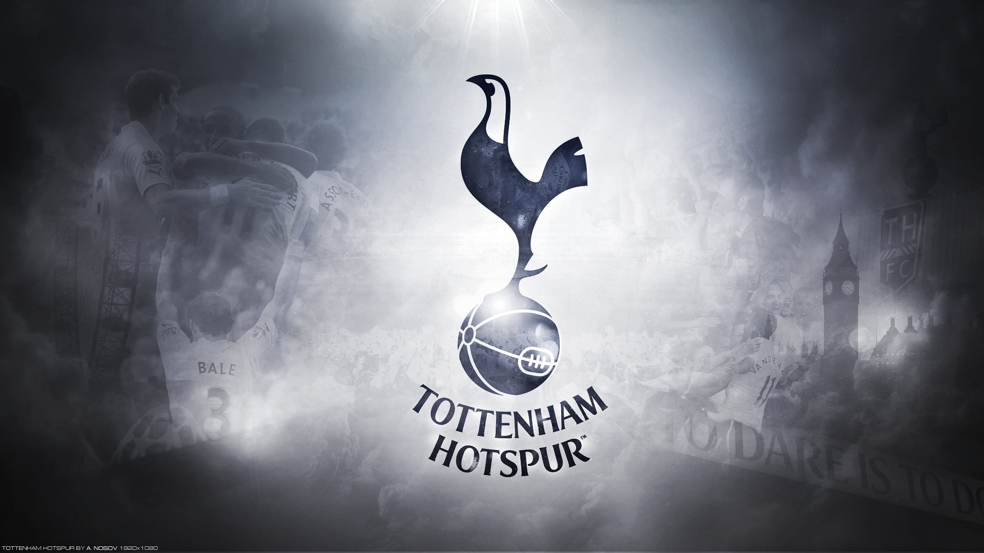 Tottenham Hotspur logo COYS spurs Eriksen smoke physical structure 2k