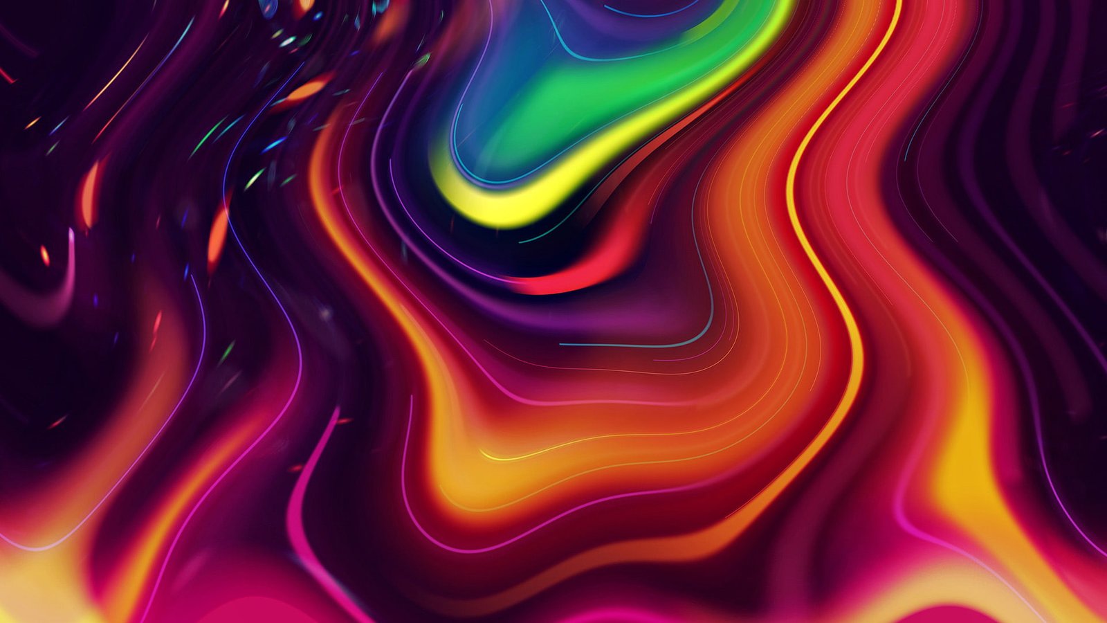 abstract fractal design digital plasma wallpaper art 2k