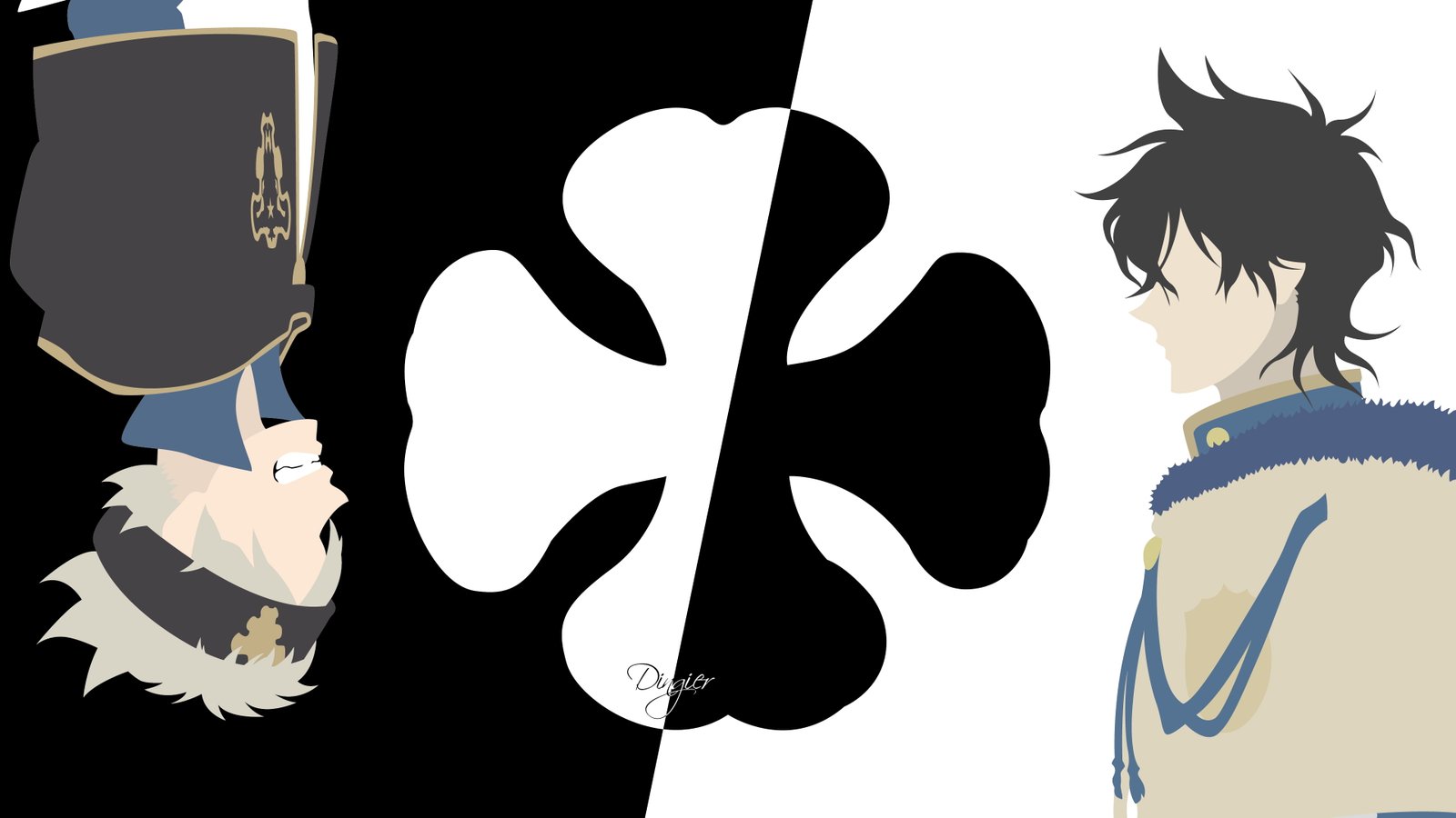 Anime Black Clover Asta Yuno 2k 4k