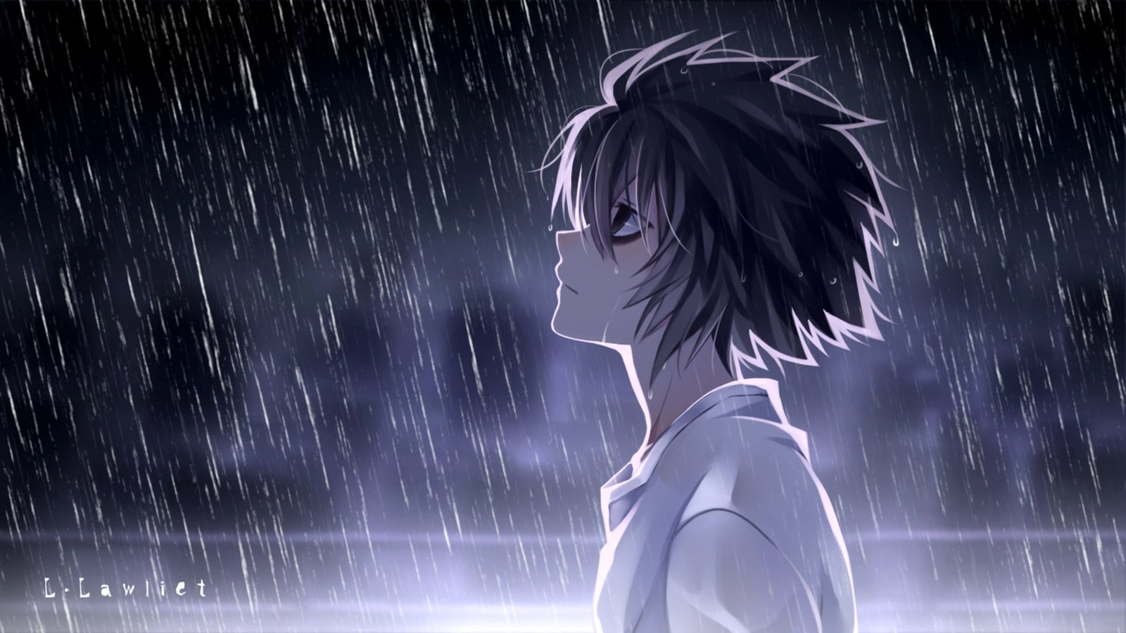Anime Death Note L Rain 2k