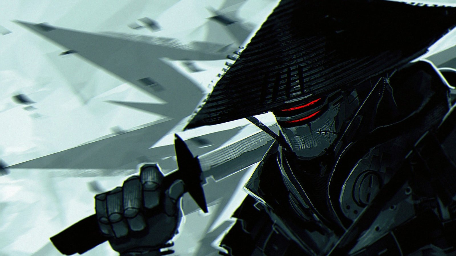armored person holding sword illustration artwork digital art 2k