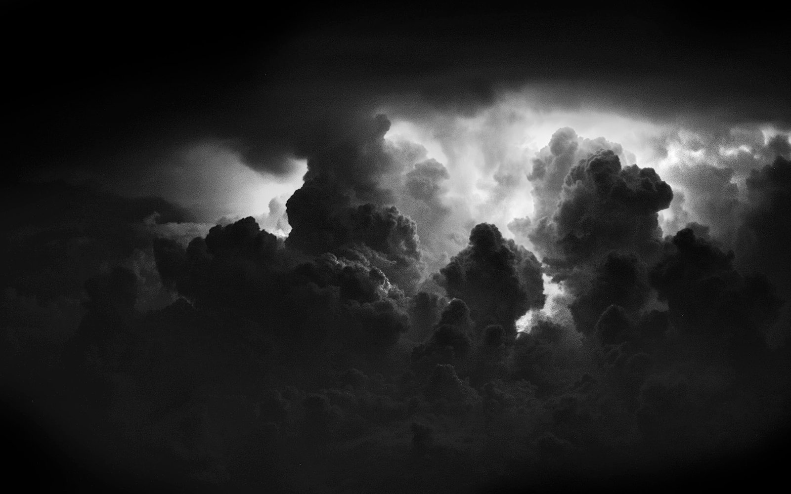 Clouds BW Sky HD nature 2k