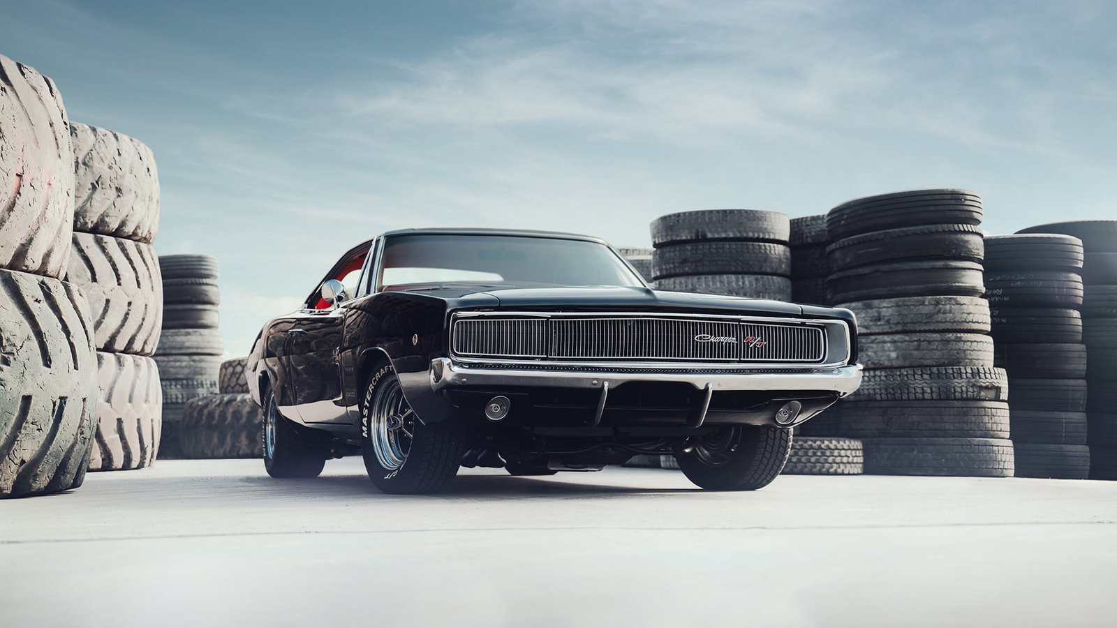 Charger RT Dodge R T car black cars tires 2k