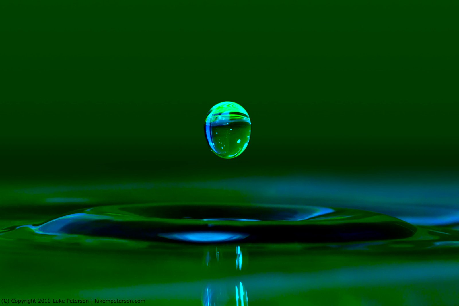 droplet of water Single green egg 2k