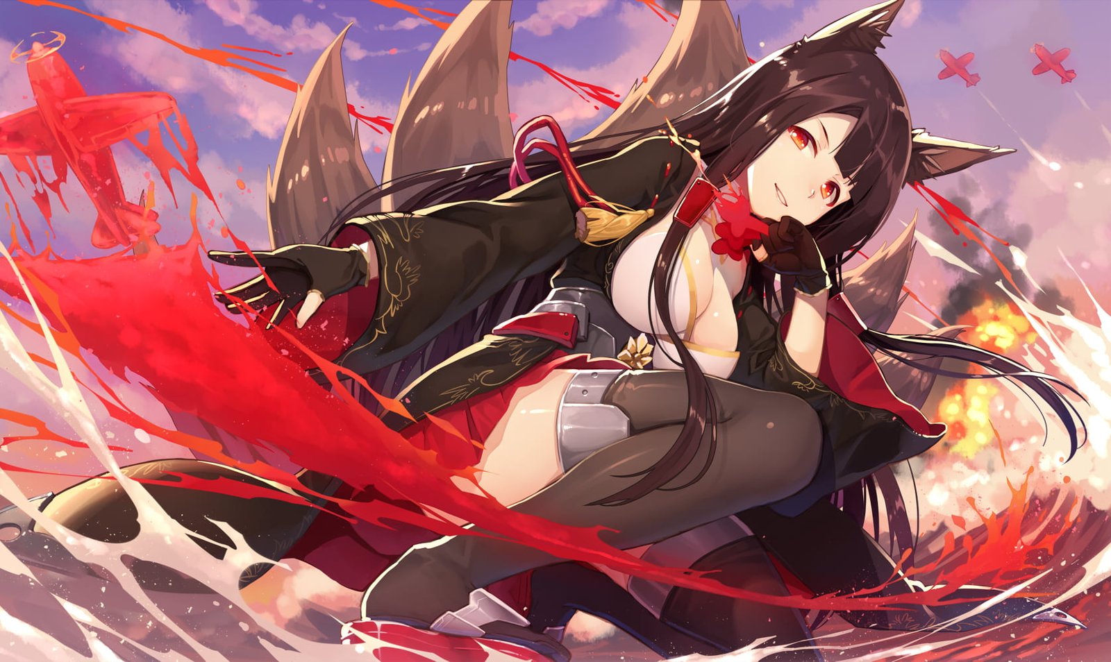 anime girls gamer grill comic art Comic Girls Azur Lane 2k