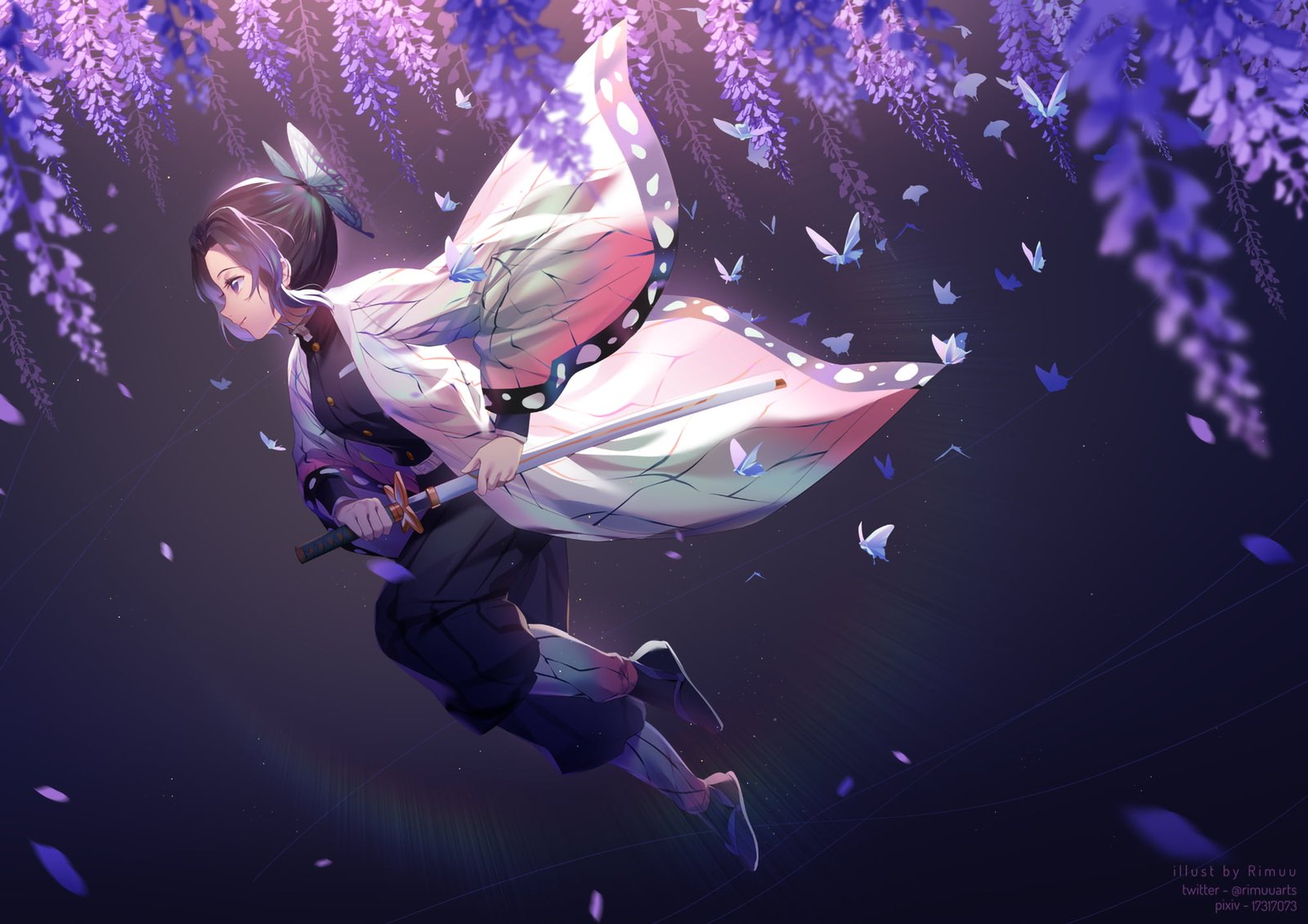 Anime Demon Slayer Kimetsu no Yaiba Shinobu Kochou 2k