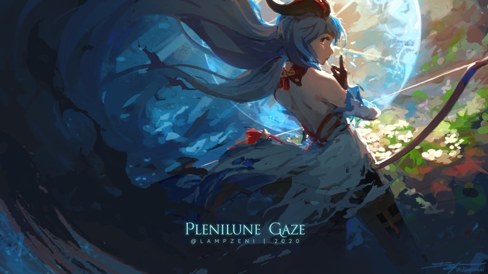 Genshin Impact anime girls Ganyu 2k