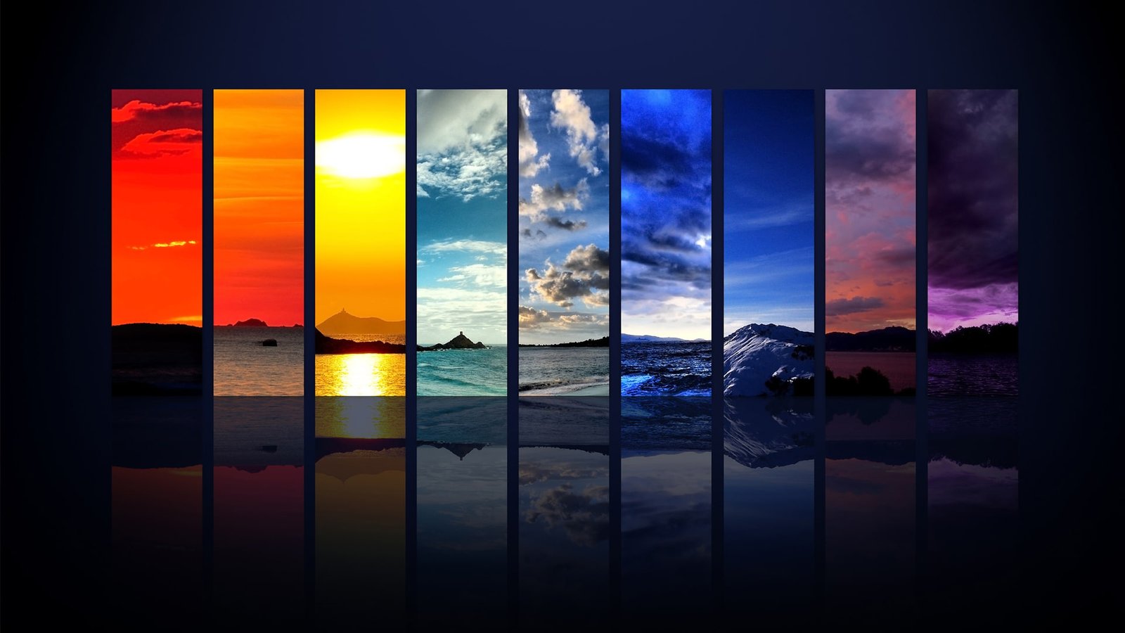 Spectrum of the Sky HDTV p HD abstract 2k