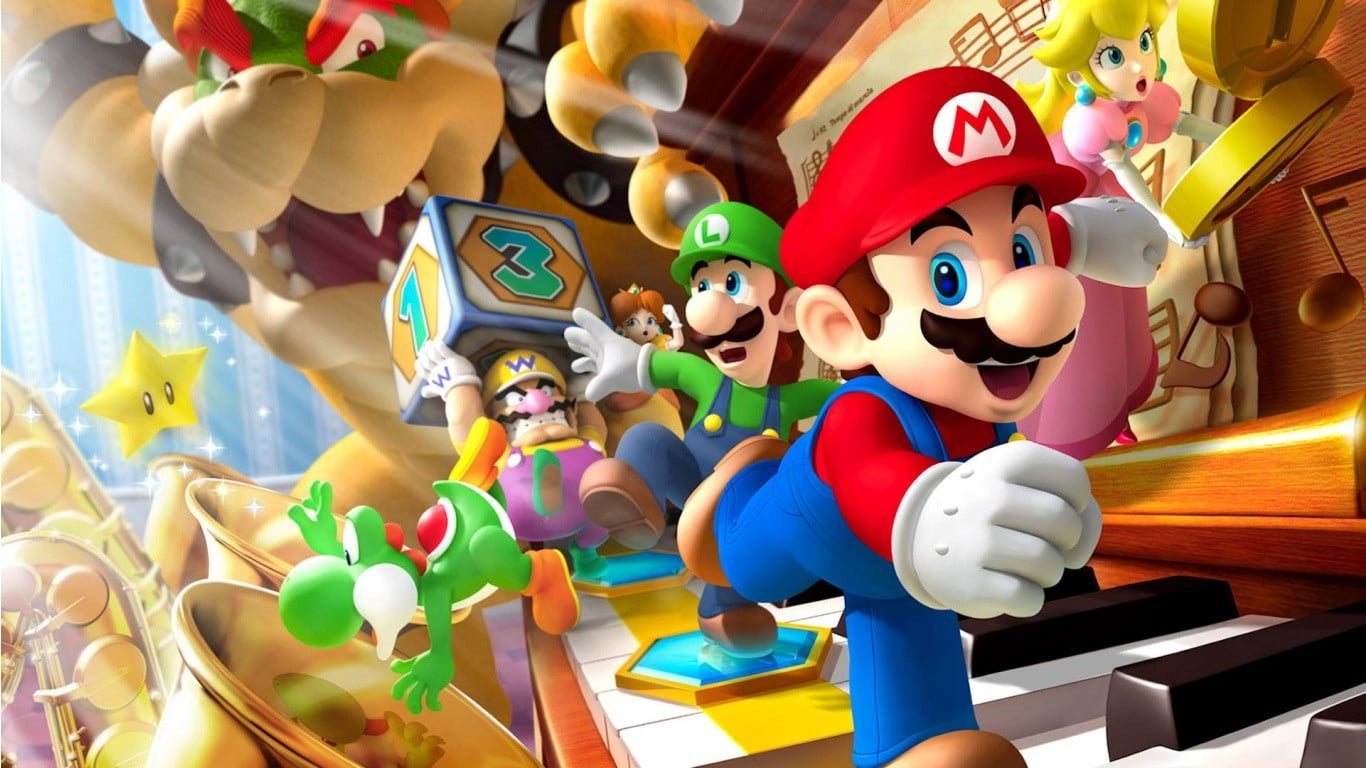 Super Mario wallpaper Bros Party