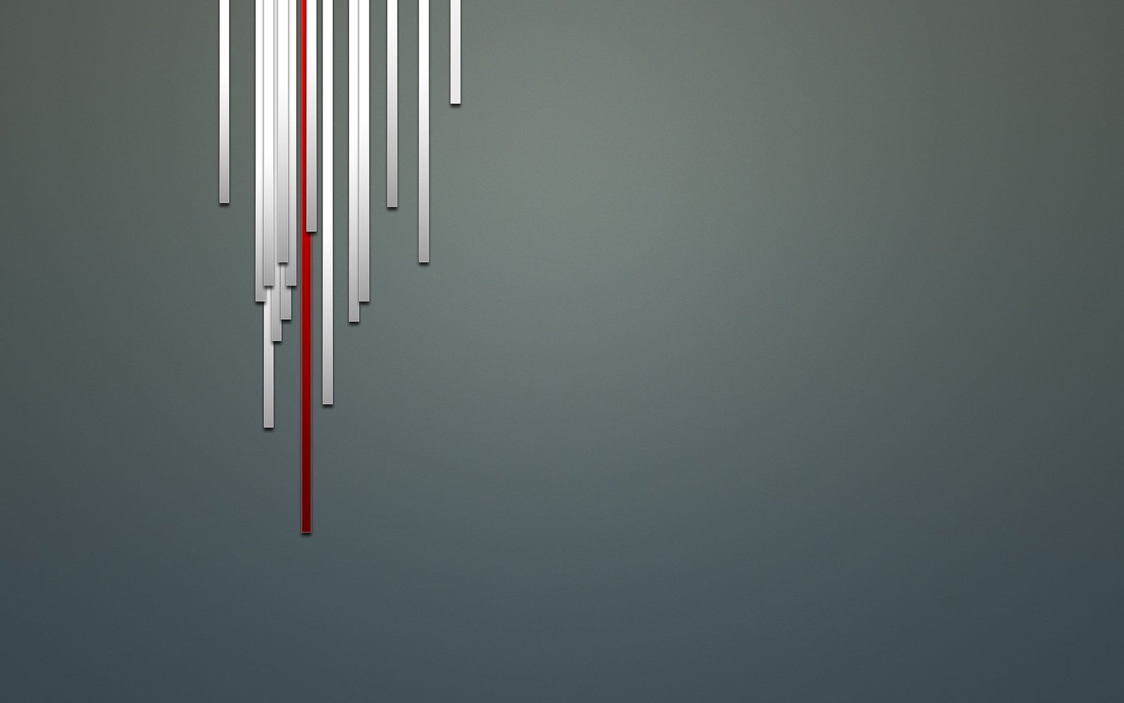 white and red wooden cabinet digital art lines minimalism 2k