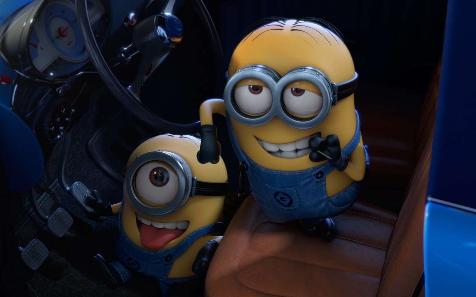 two Stuart and Bob Minion illustration Despicable Me minions 2k