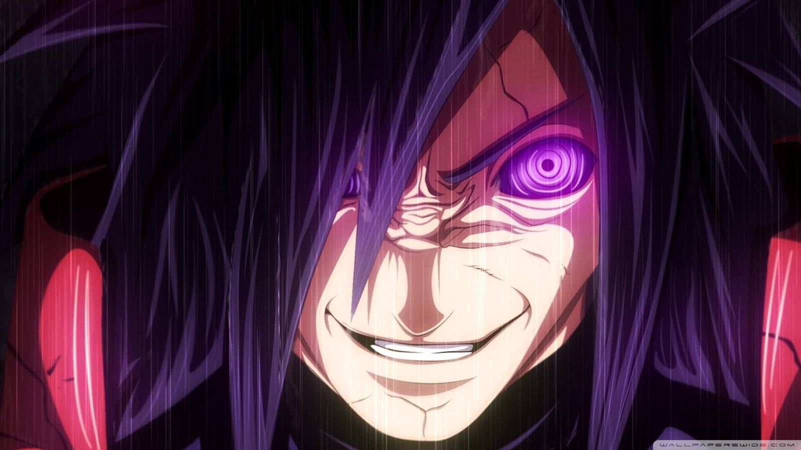 Uchiha Madara illustration Anime Naruto indoors 2k