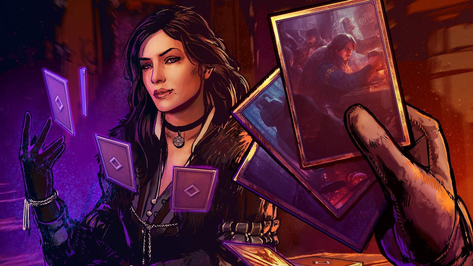 card girl magic the enchantress witcher Ian CDProjekt RED 2k
