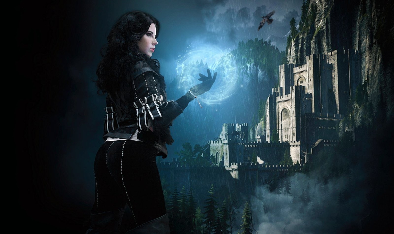 Women Cosplay Brunette The Witcher 3 Wild Hunt Yennefer of Vengerberg 2k