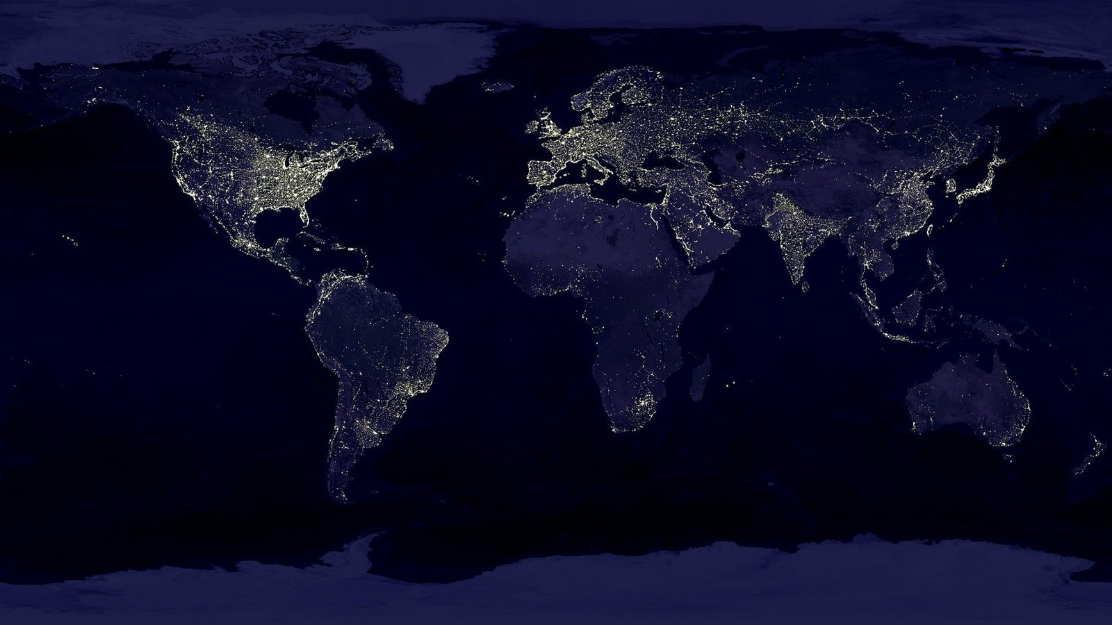 world map illustration lights night globes space electric power 2k