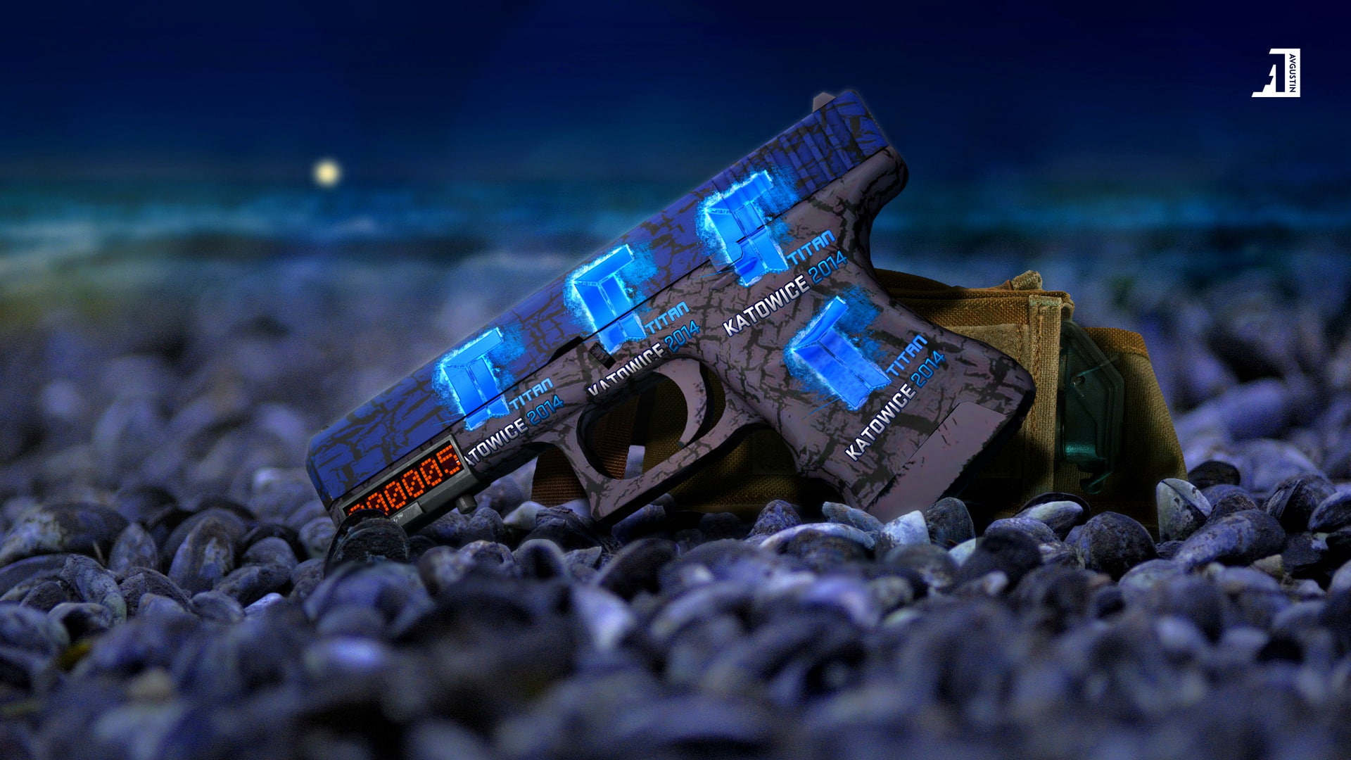 game weapon art Glock 18 counter strike global offensive 2k