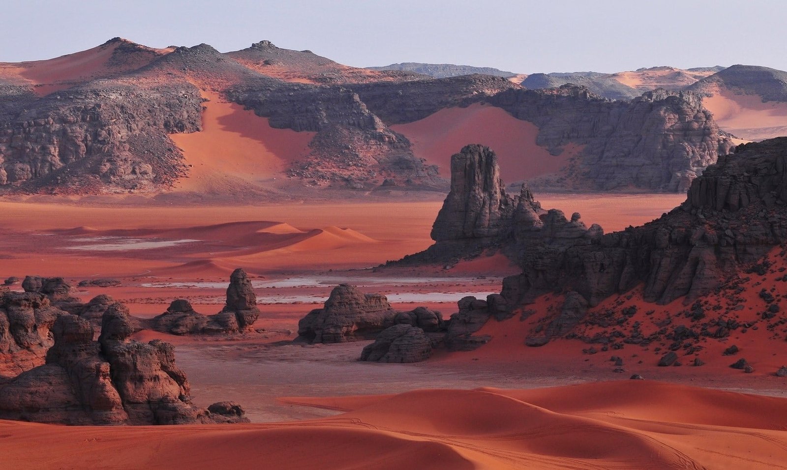 Grand Canyon desert Sahara Algeria dune rock mountains 2k