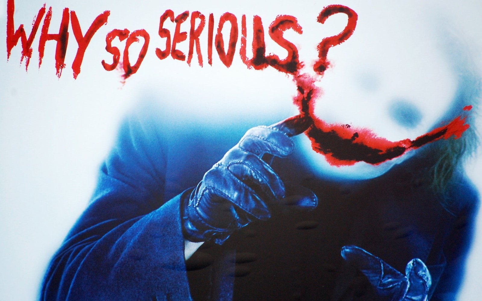 Joker poster Batman The Dark Knight movies gloves blurred 2k