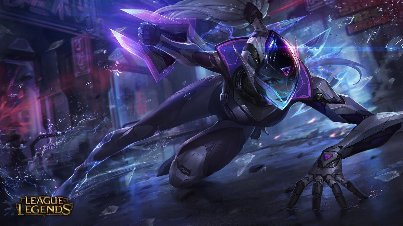 League of Legends character wallpaper Vayne 2k
