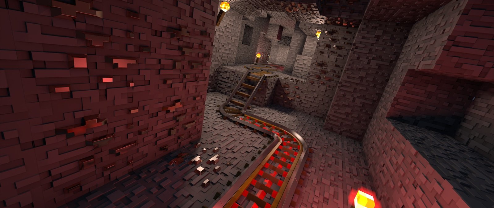 Minecraft game application ultra wide video games architecture 2k