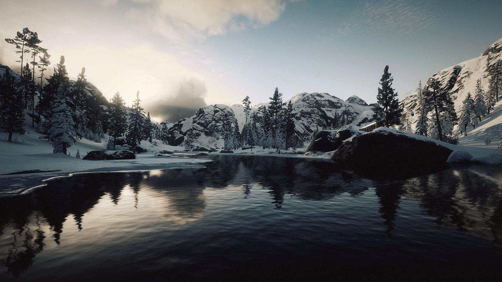Red Dead Redemption 2 video games PC gaming nature landscape 2k