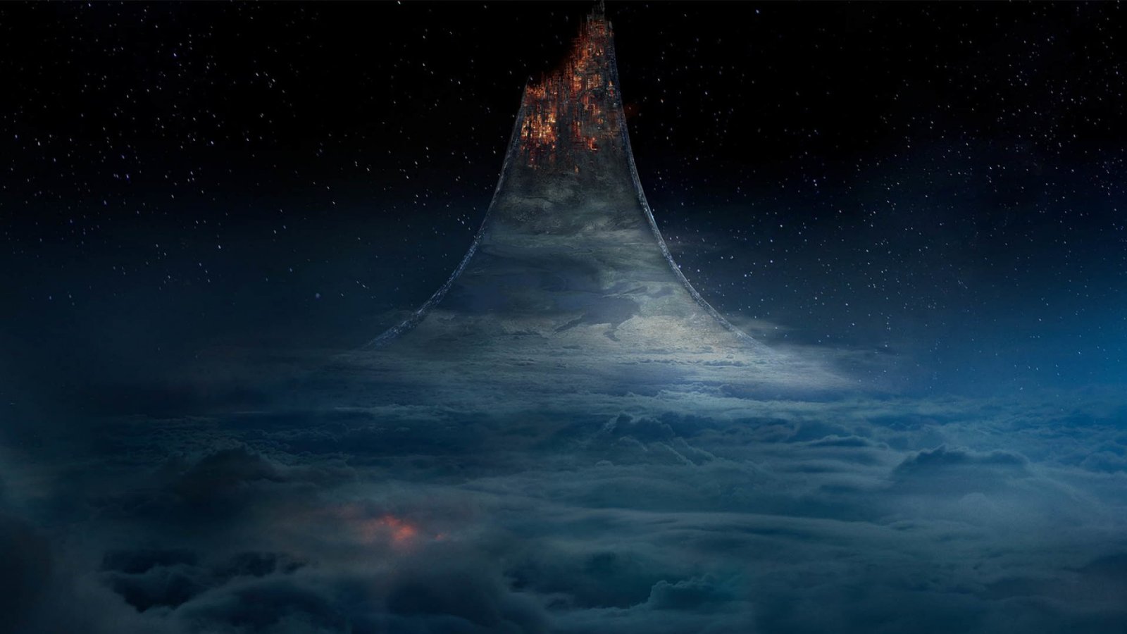 scifi nightfall halo digital universe astronomy space 2k 4k