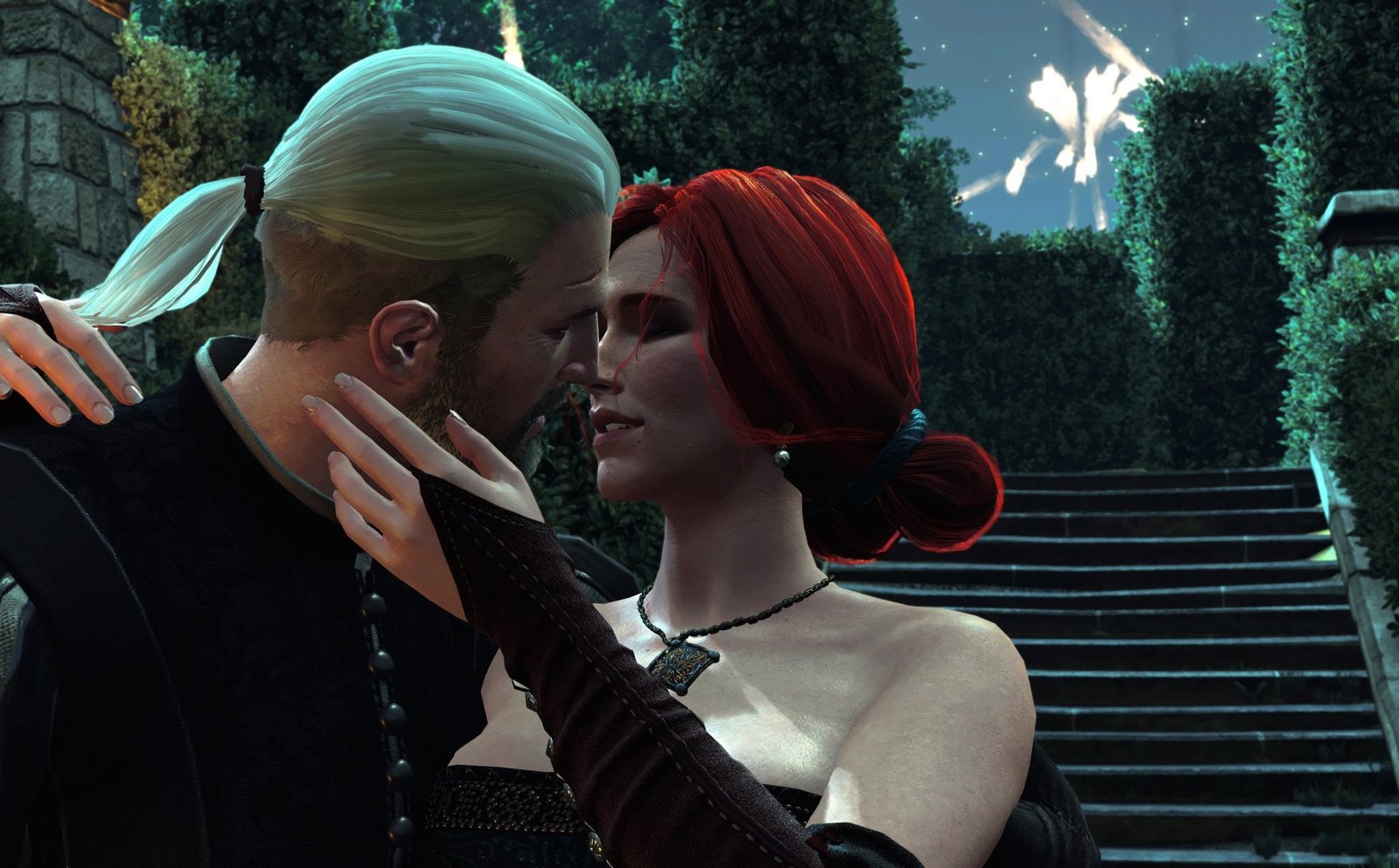 The Witcher 3 Wild Hunt Geralt of Rivia Triss Merigold 2k