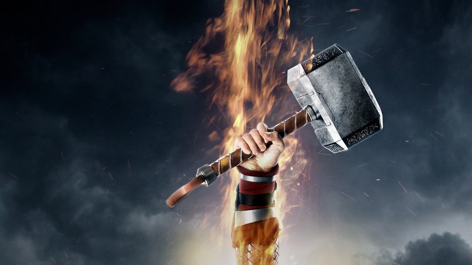 gray mjolnir movies Thor hammer 2 The Dark World fire 2k