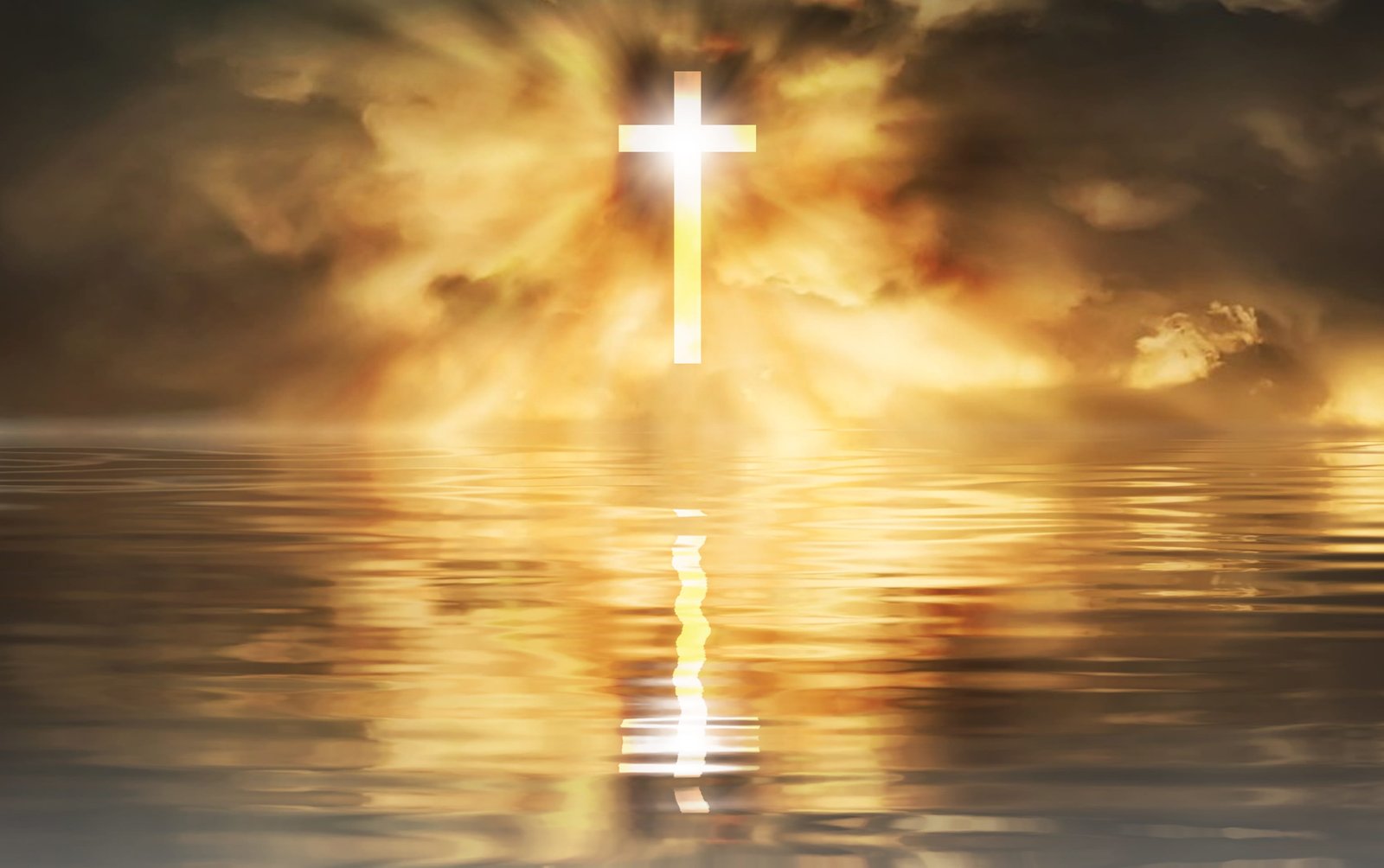 jesus christ god holy spirit gospel bible cross water 2k