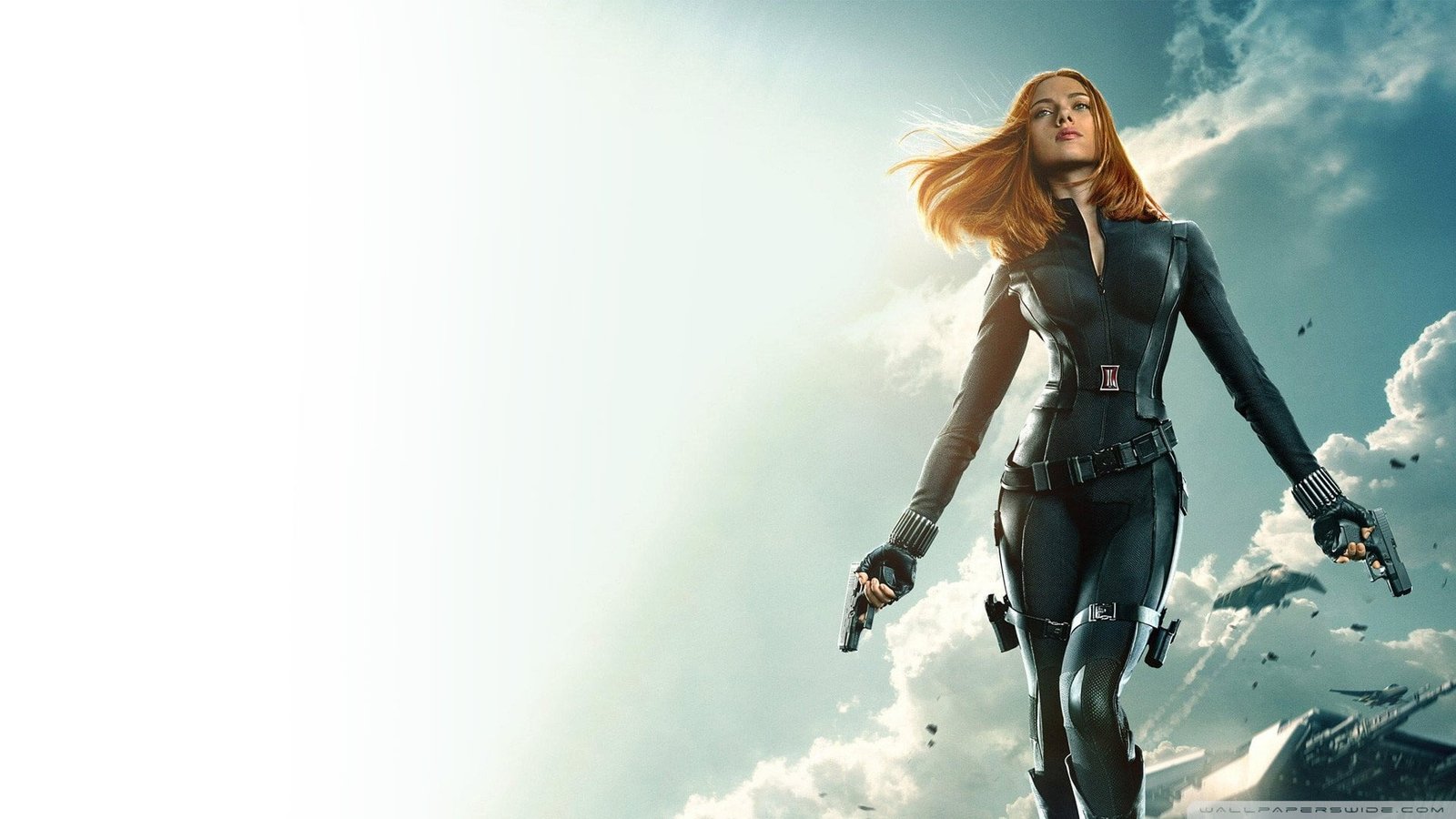 Marvel Black Widow Scarlet Johanson Captain America The Winter Soldier 2k