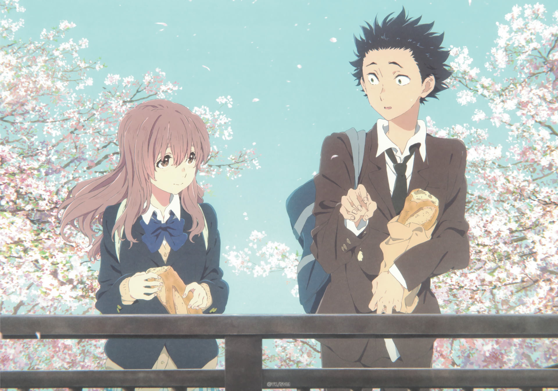 A Silent Voice illustration Anime Koe No Katachi Shouko Nishimiya 2k