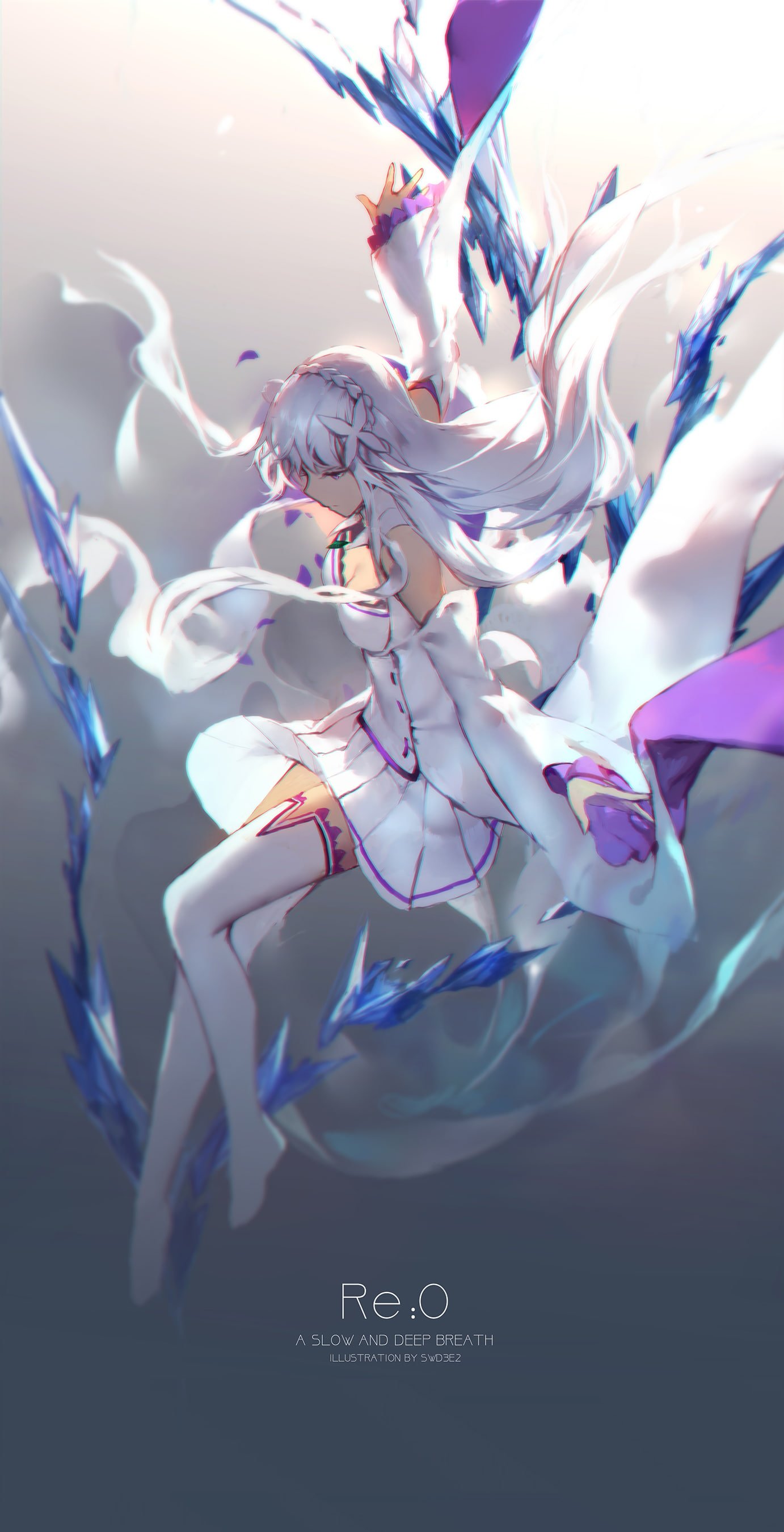 anime girls Re Zero Kara Hajimeru Isekai Seikatsu Emilia