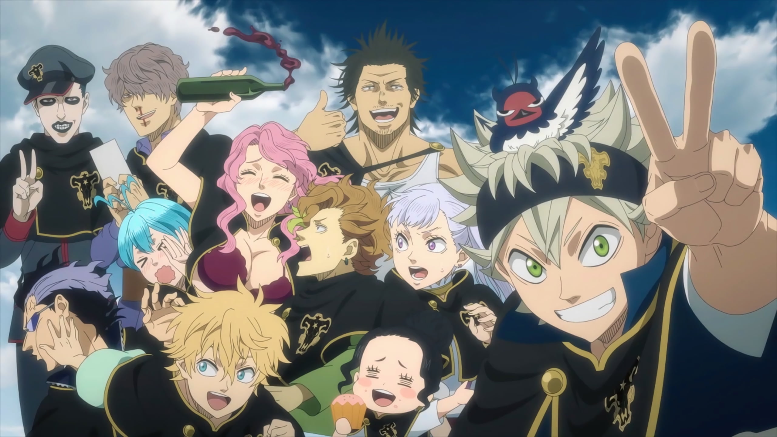 Anime Black Clover Asta Noelle Silva Yami Sukehiro 2k