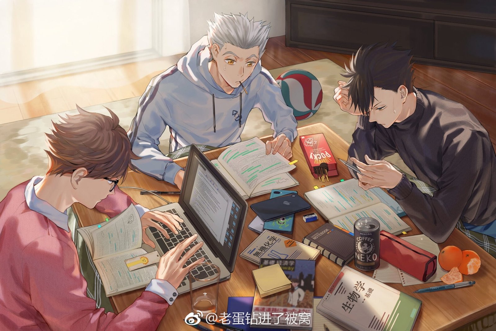 Anime Haikyu K tar Bokuto Tetsur Kuroo T ru Oikawa 2k