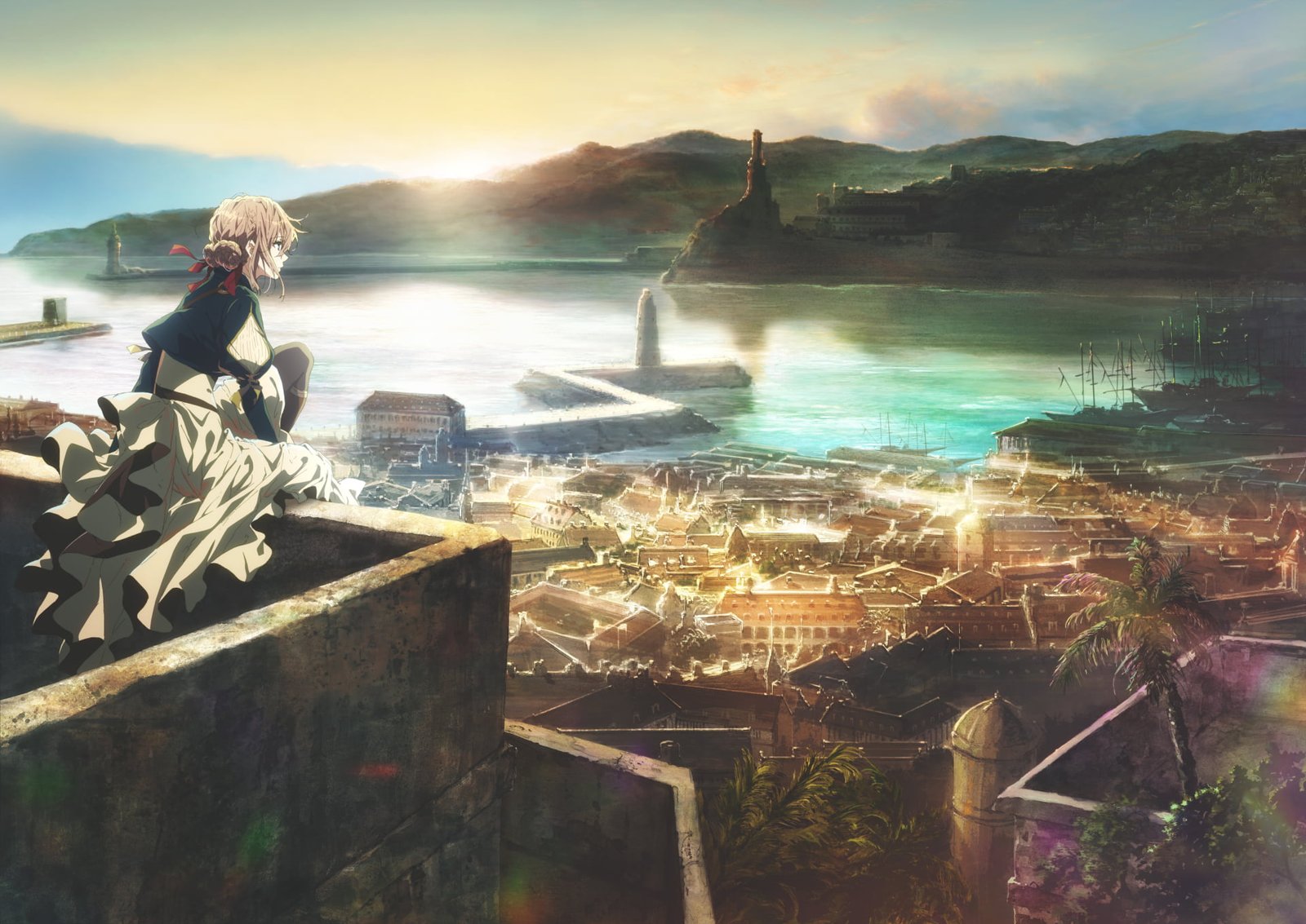 Anime Violet Evergarden Character water 2k