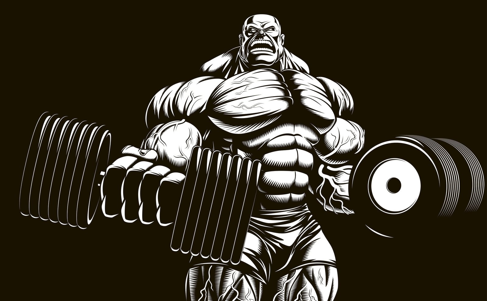art muscle bodybuilding press dumbbells bodybuilder abs 2k