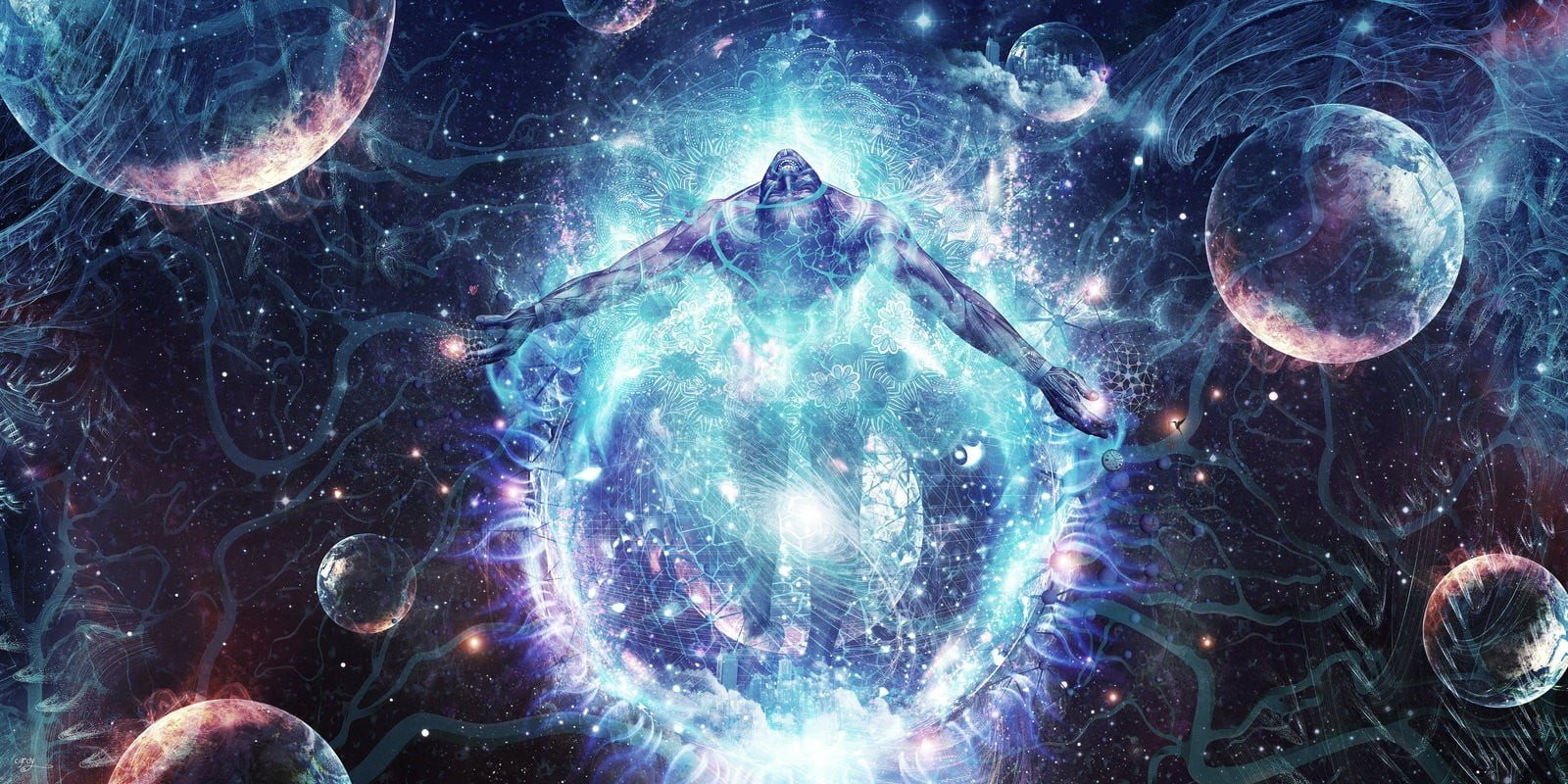 Cameron Gray spiritual sacred geometry fantasy art space 2k
