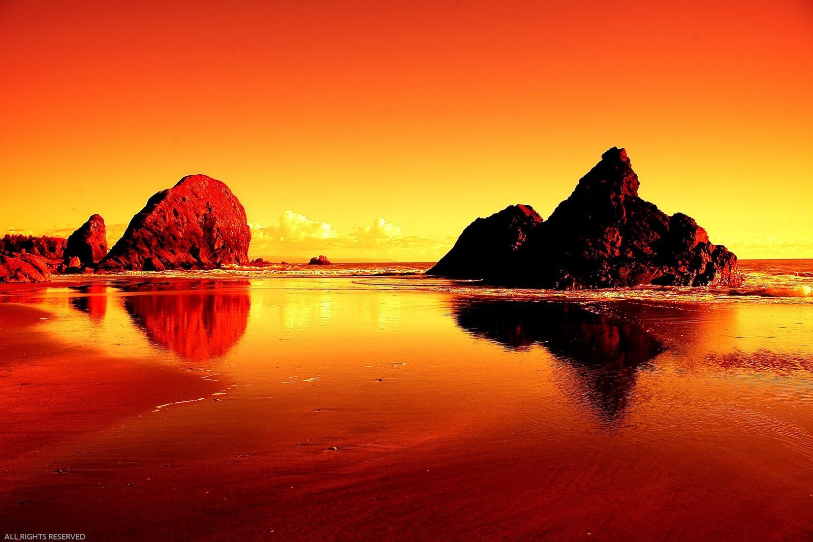 brown rock formation beach ugly sea sky water beauty in nature 2k