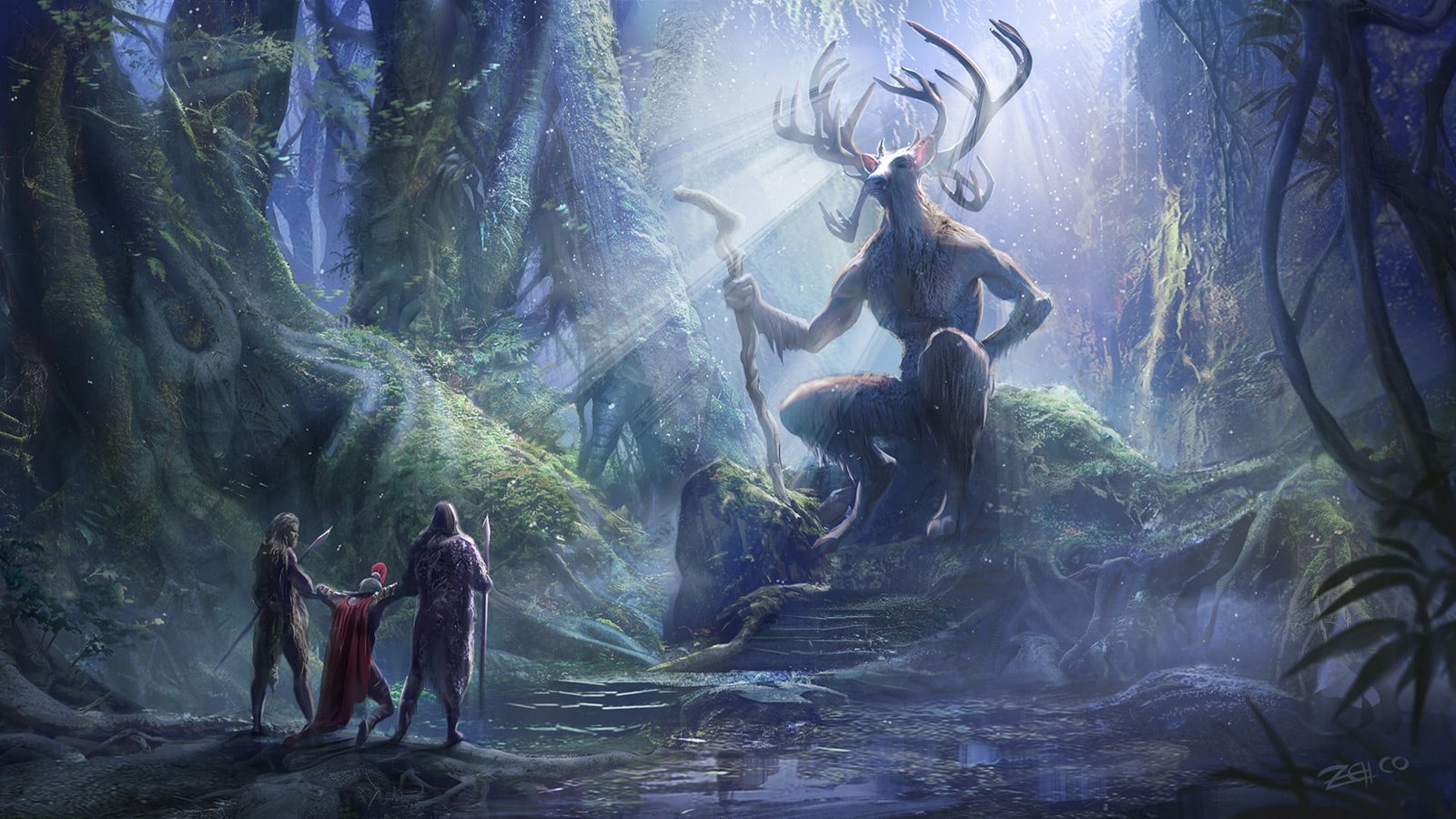 digital art artwork illustration fantasy creature 2k