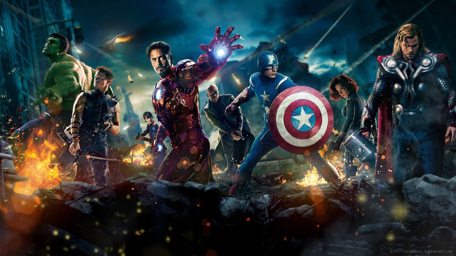 Marvel Avengers wallpaper movies The Maria Hill Tony Stark 2k