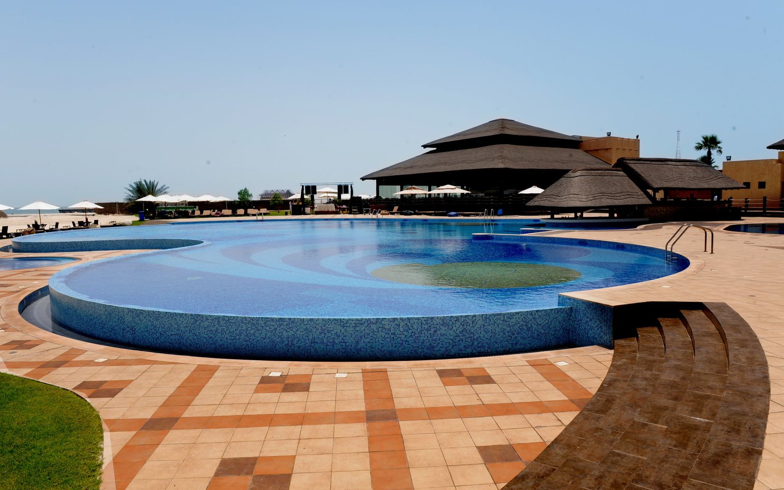 swimming pool beach bungalow resort architecture water 2k