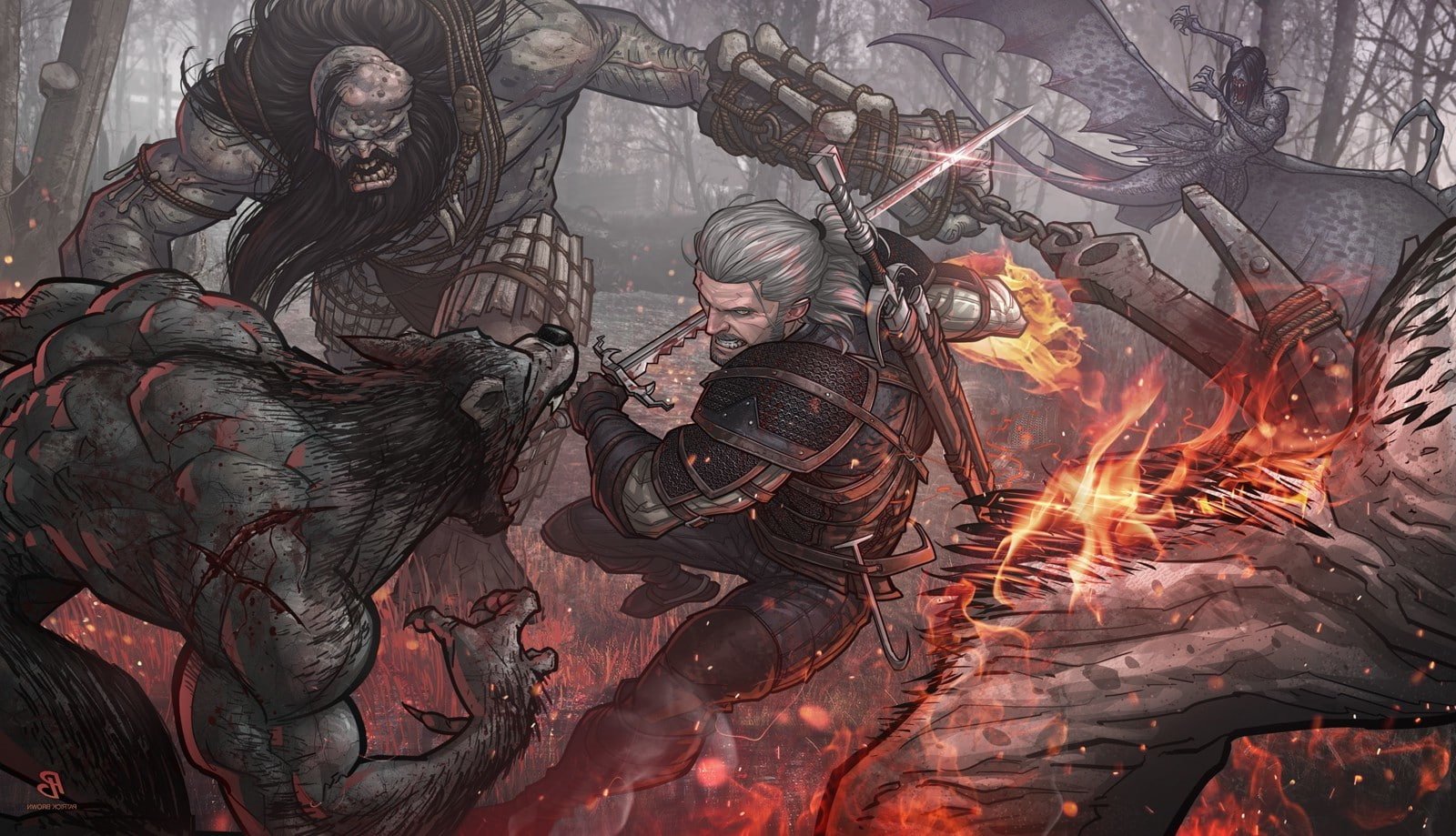 the witcher 2 assassins of kings werewolves 3 wild hunt geralt rivia 2k