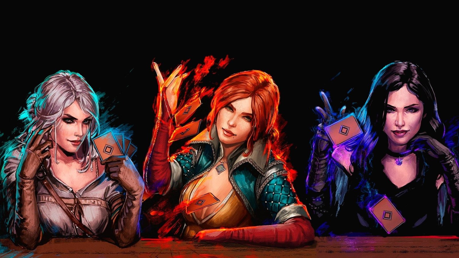 The Witcher Gwent Card Game Black Hair Ciri 2k