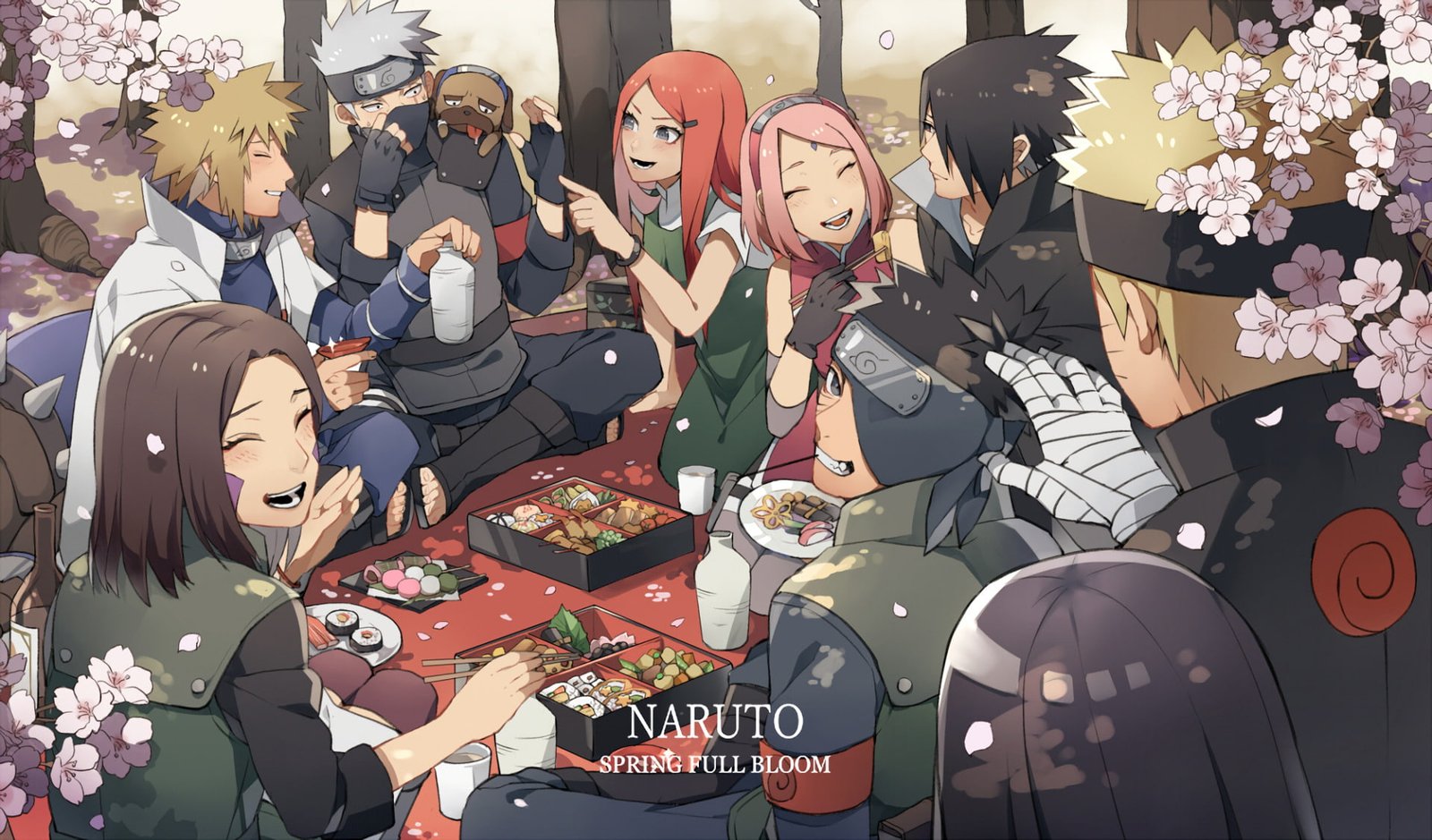 Anime Naruto Hinata Hy ga Kakashi Hatake Minato Namikaze 2k